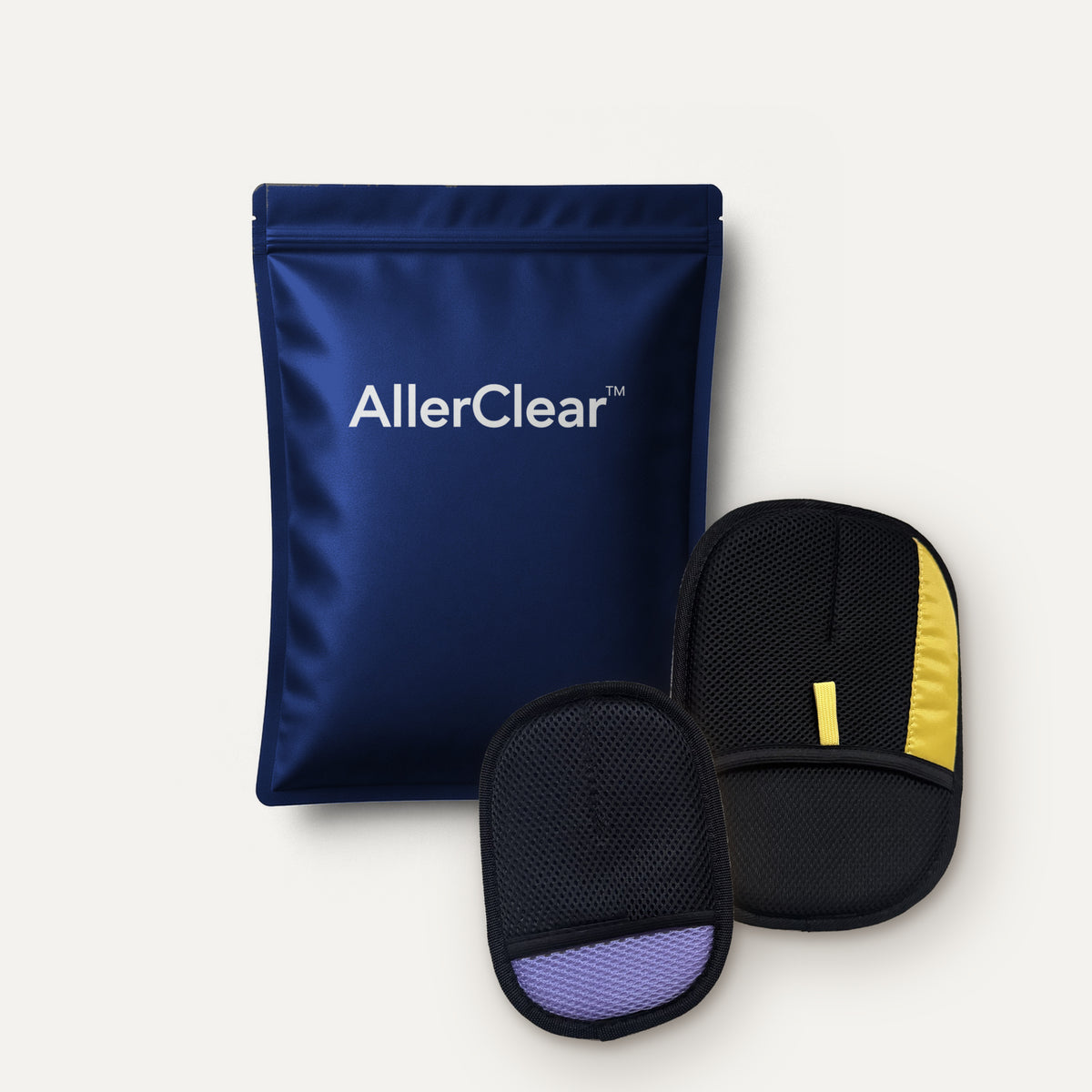 Confezione AllerClear con guanto grande e guanto portatile (bozza)